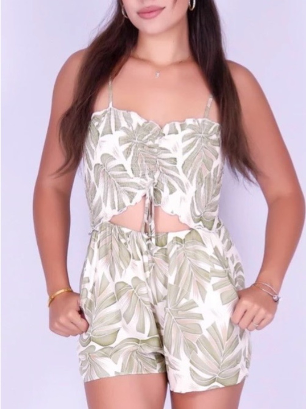 IJOAH Monstera Romper, Size Small, BNWOT